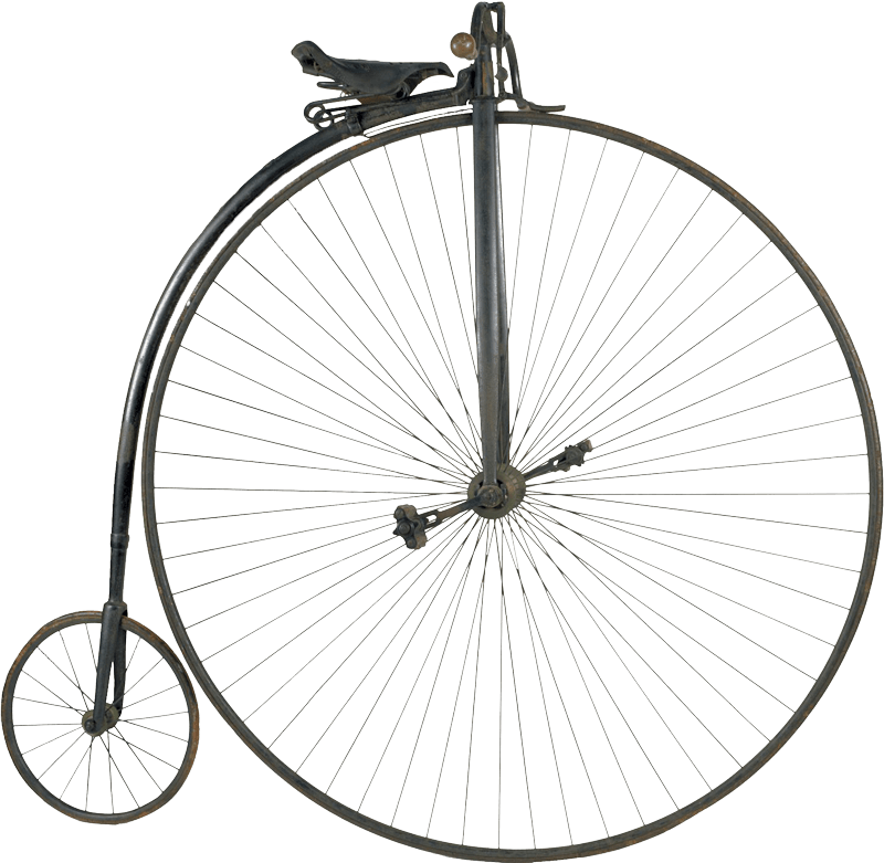 High Wheel Bicycle side view