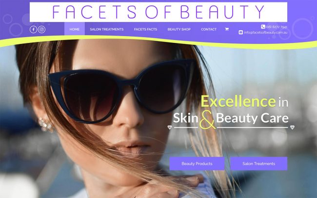 Facets Of Beauty Website